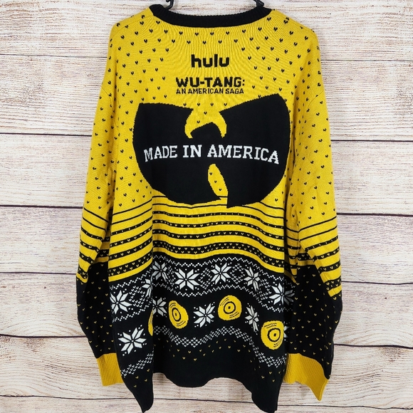 Wu-Tang Sweater Hulu Size 3XL Christmas Born Of Shaolin XXXL - Picture 6 of 10